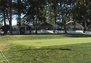 View of Hospitality Village from 2nd Tee Box 